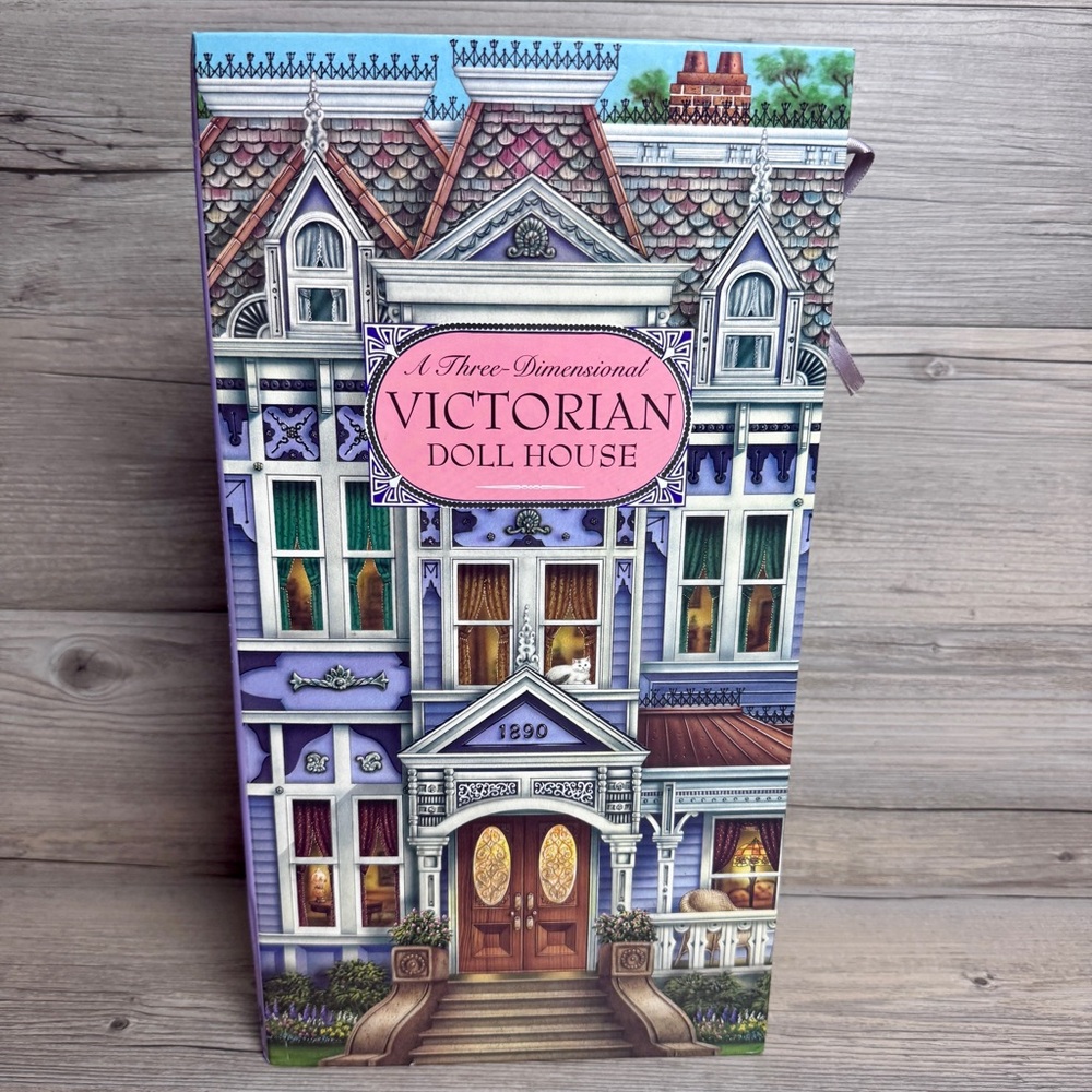 VICTORIAN DOLL HOUSE Pop Up Book 3D Hardcover 1998 Mild Damage See Photo!